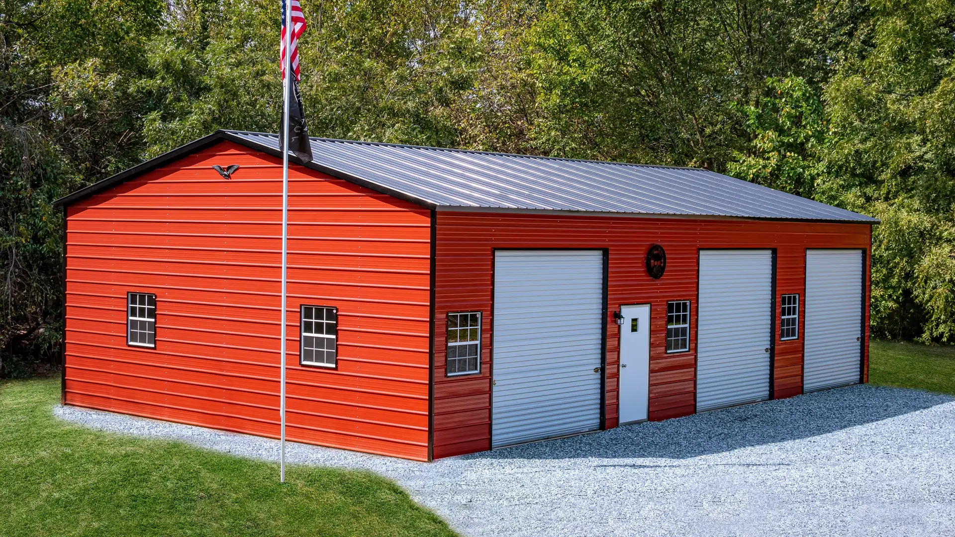 vertical-roof-side-entry-garage-30x50x12-usa-steel-buildings-florida